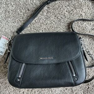 Michael Kors Bedford Legacy Black Leather Crossbody & Shoulder Bag